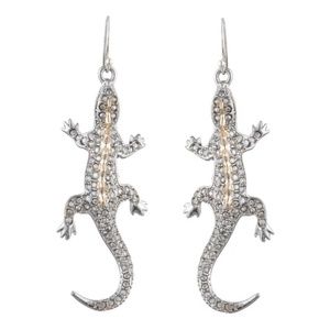 Alexis Bittar Crystal Encrusted Lizard Earrings